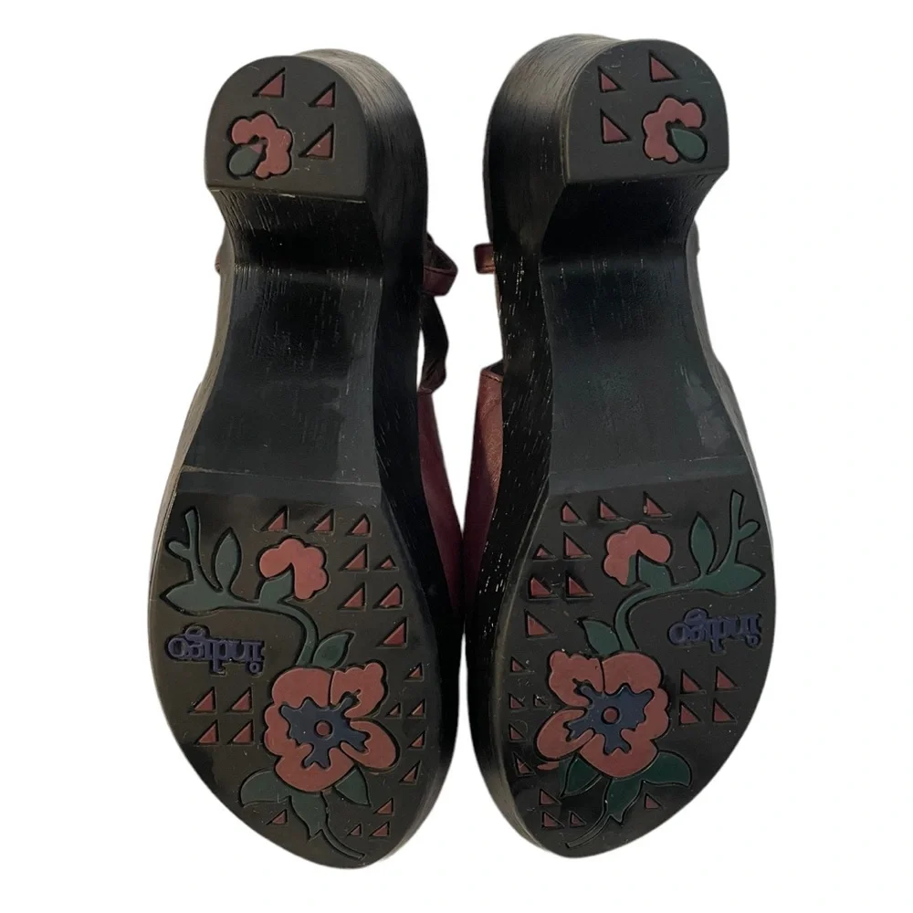 10M. Indigo by Clark’s Brown Slingbacks. - Picture 3 of 3